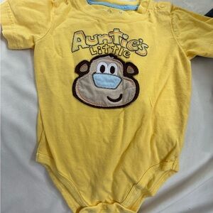 Jumping Beans Yellow Monkey Bodysuit